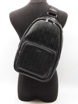 Christian Dior Mini Rider Sling Backpack In Diamond Coated Canvas Fw1124lozxdu