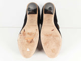 Jimmy Choo Suede Black Mary Jane Heels Size 38 Sd0925pzde