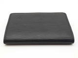 Louis Vuitton Envelope Carte De Viste Black Epi Leather Card Holder Wallet Do0626lxzde