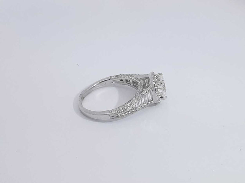 1.02 Cttw Diamond 18k White Gold 3.9 Grams Size 6 Aa0725orxzsa