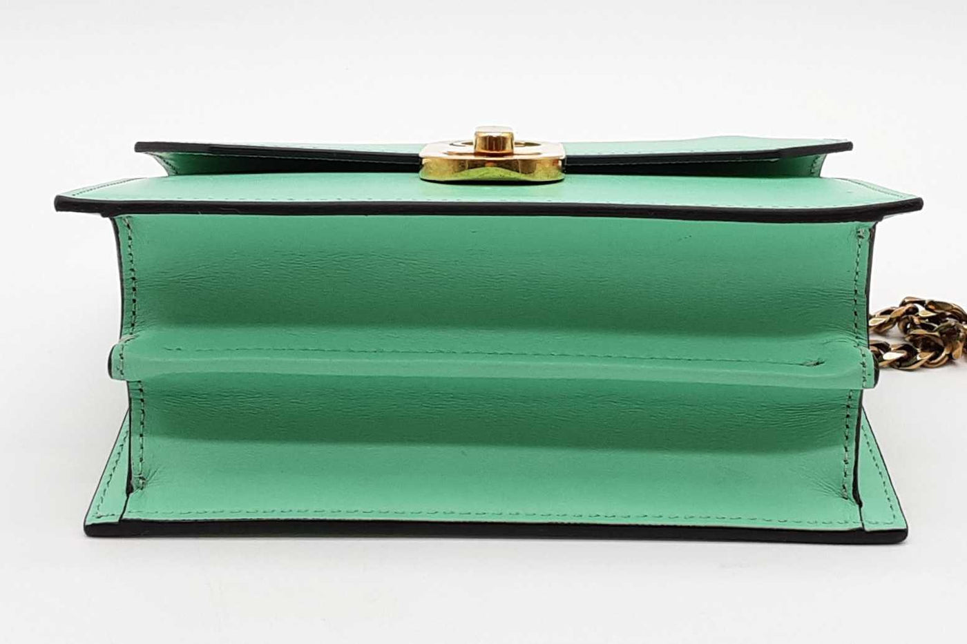 Christian Louboutin Mint Green Leather Elisa Shoulder Bag