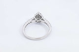 0.65cttw Lab Grown Diamond 10k White Gold Ring 2.4 Grams Size 7 Eb0526lpxdu