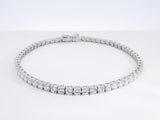 5.12 Cttw Lab-grown Diamond & 14k Gold Tennis Bracelet 6.8g 7 Inch Fw0326lpzxdu