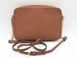 Michael Kors Jet Set Crossbody Brown Saffiano Leather Sd1224lrsa