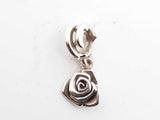 Pandora .925 Silver 1.1g Rose In Bloom Charm Lh1025lxde