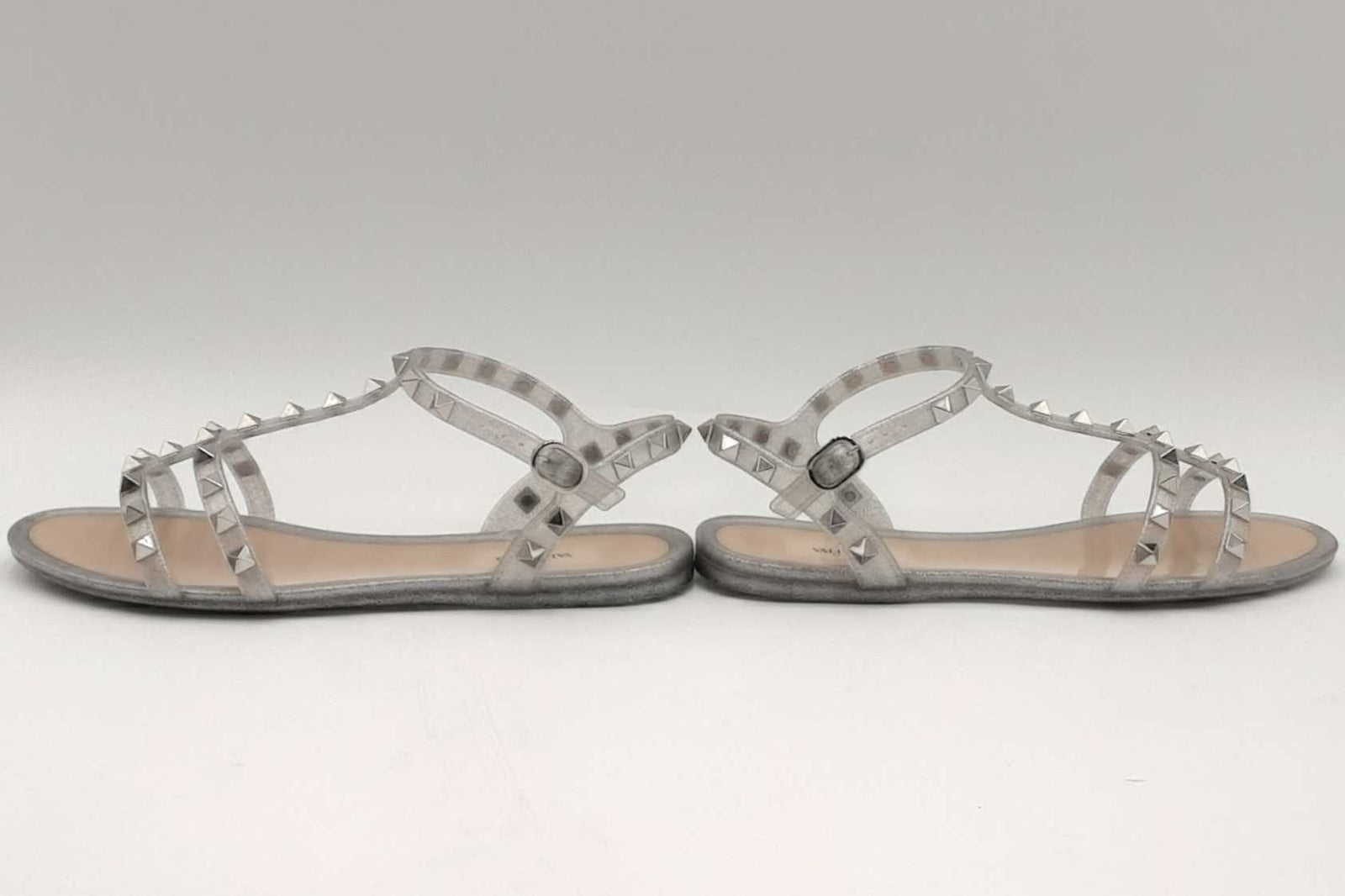 Valentino glitter deals rockstud sandals