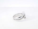 0.64 Cttw Champagne Diamond & 14k White Gold Ring 7.7 Grams Size 7 Fw0926lxzxdu