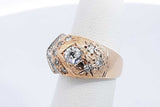 Approx. 0.54ctw Diamond Ring In 14k Yellow Gold 6.7 Grams Size 5 Eb1124wlcsa