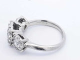 Approx. 1.1ctw Diamond Ring In Platinum 7.5 Grams Size 7 Eb1124iorsa