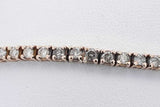 2.4cttw Diamond Tennis Bracelet 14k Yellow Gold 12.7 Grams 7 Inch Eb1225lxxzde