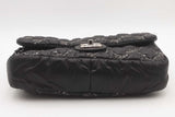Chanel Paris Byzance Black Nylon Quilted Tweed Stitched Shoulder Bag Eb0426prxsa