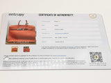 Hermes Birkin 35 Orange Togo Palladium Handbag Do0325crxzde
