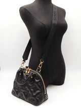 Louis Vuitton Alma Bb In Black Bubblegram Embroidered Leather Fw0826crzdu