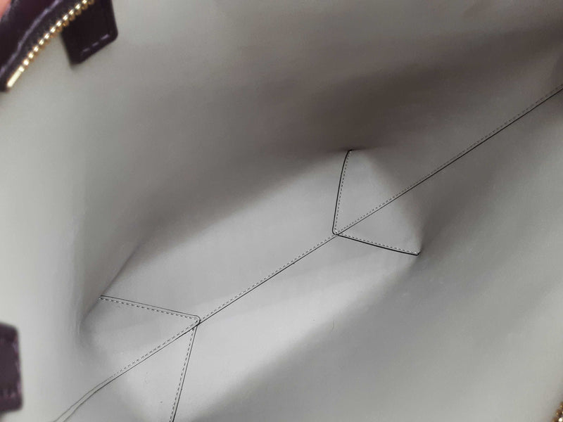 Michael Kors Hayley Purple Leather Large Tote Bag Do1125wxde