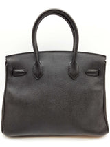 Hermes Birkin 30 Noir Black Epsom Gold Hardware Handbag Do0825lxzxzde