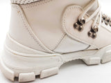 Gucci Flashtek White Fur Lined Sneakers Size It 38.5 Do1224loxde