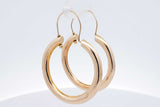 14k Yellow Gold Hoop Earrings 5.9 Grams Eb0326wrxsa