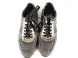 Michael Kors Allie Trainer Dark Charcoal Flannel Sneakers Size 5.5 Sd0126lrde