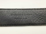 Yves Saint Laurent Ysl Cassandre Black Croc Embossed Leather Belt 80 Do0125loxde