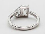 2.00 Cttw Lab Grown Diamonds 14k White Gold 4.5g Ring Size 7 Do0726lxrxde