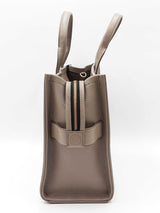 Marc Jacobs The Medium Tote Bag In Gray Pebbled Leather Fw1026lcrdu