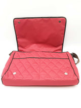 Ferrari Quilted Red Nylon Messenger Crossbody Bag Sd1125lzxdu
