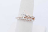 1.0cttw Lab Grown Diamond Ring In 14k Yellow Gold 3.76 Grams Size 7 Eb0726ccrde