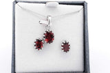 Set Of 5 Gemstone Ensemble Sets In Sterling Silver Eb0925crsa