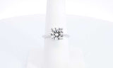 14k White Gold Lab Grown Diamond Solitaire Ring Size 7 Ebllrxdu 144030007212