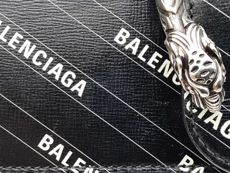 Gucci X Balenciaga The Hacker Project Dionysus Bag In Black Calfskin Fw1125crzdu