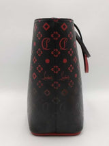 Christian Louboutin Cabata Loubinthesky Red & Black Ombre Tote Bag Eb1026pxzsa