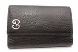 Gucci Black Leather 6 Key Case Wallet Eb1026lxzsa