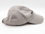 Balenciaga Classic Logo Gray Embroidered Baseball Cap Sd0626lrzde