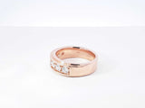The Leo 1.05 Cttw Diamond & 14k Rose Gold Wedding Band 10.8 Grams Size 8.75 Fw0926lrxzdu