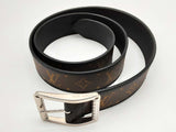 Louis Vuitton M9007 Macassar Reverso Brown Monogram Belt 100/40 Do0324oxzde