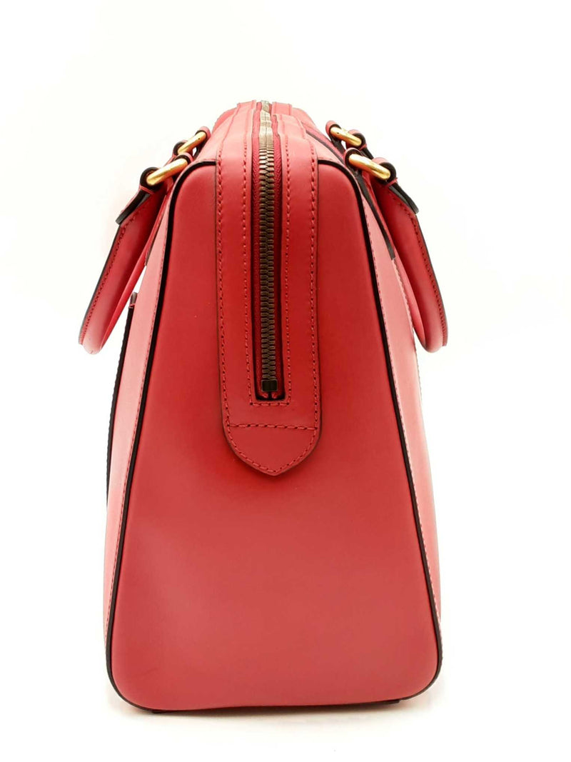 Gucci Red Leather Web Top Handle Bag Eb0924prxdu