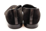 Versace Medusa Black Velvet Loafers Size 46 Eb0126lxzde