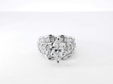 1.68 Cttw Diamond & 14k White Gold Engagement Ring 5.4g Size 4.25 Fw0826ozxzdu