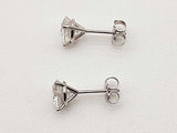 2.00 Cttw Lab Grown Diamonds 14k White Gold 1.1g Stud Earrings Do0723srxde