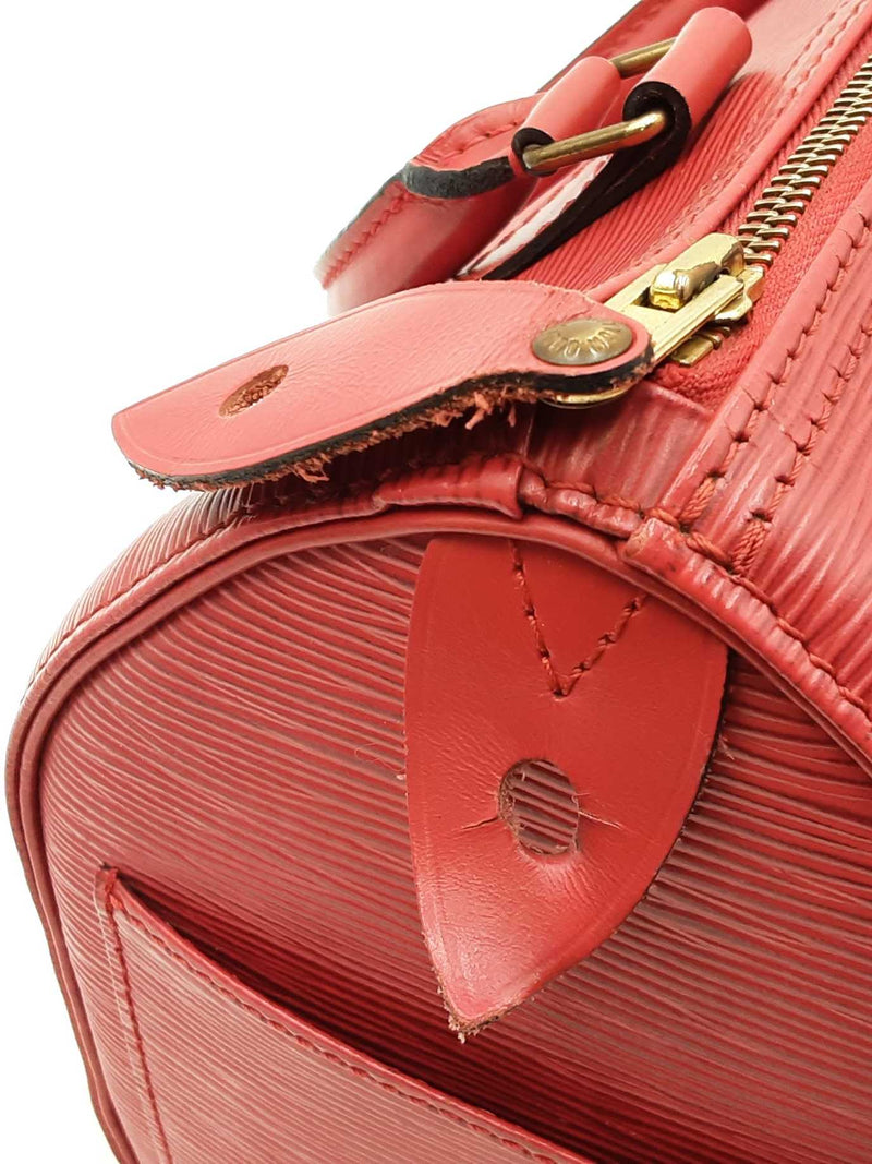 Louis Vuitton Speedy 30 Bag In Red Epi Leather Fw0825ixzdu