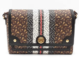 Burberry Notebook Bag In Bridle Brown Print Aa0926pzxsa