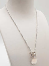 Hermes Amulettes Ex- Libris 0.925 Silver 16.1g Pendant Chain 16 In Do0525ooxde