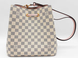 Louis Vuitton Neonoe Damier Azur Rose Ballerine Bucket Bag Do0526lwcede