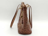 Brahmin Croc-embossed Leather Tote Bag Brown Aa1026pzsa