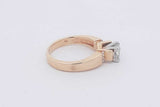 0.62cttw Diamond Ring In 14k Yellow Gold 5.6 Grams Size 6.25 Eb0525czxsa