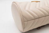 Gucci Marmont Quilted Chevron Crossbody Bucket Bag Eb0326orxsa