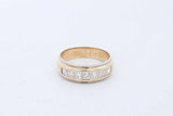 0.77cttw Princess Cut Diamond Ring 18k Yellow Gold 5.9 Grams Size 7 Eb0226pwxde