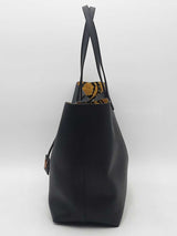 Versace Virtus Leather Tote Handbag Aa0825wrzsa