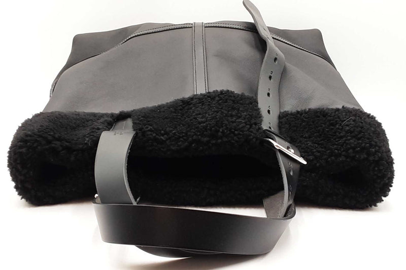 Hermes Cristobal & Shearling Etriviere Shopping Tote Bag Sd0925ozxzde