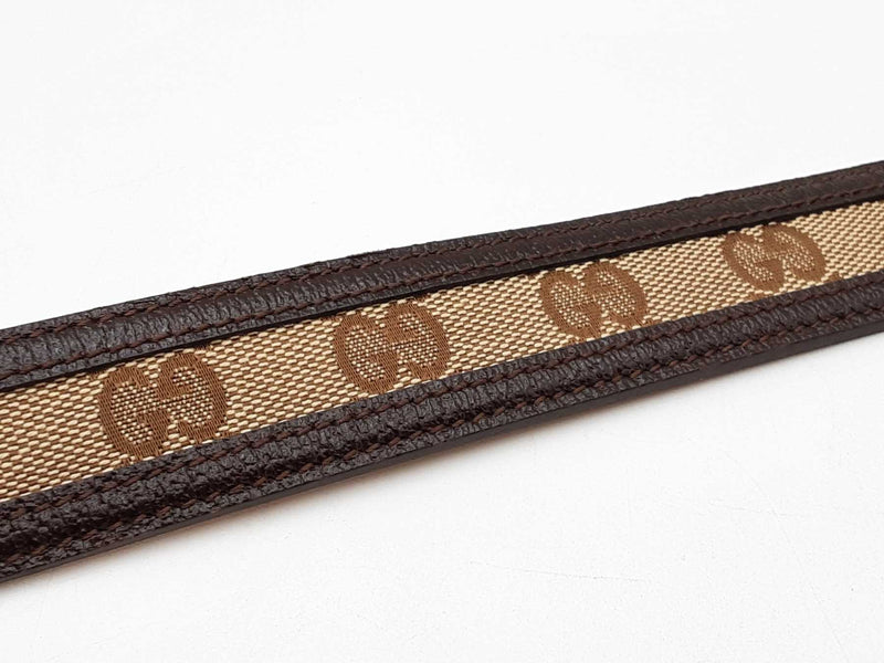Gucci Interlocking G Buckle With Gg Supreme Canvas Belt Size 85|34 Fw0725izdu